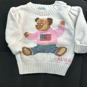 Ralph Lauren sweater, size 6 months, infant